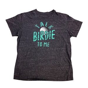 Mens Talk Birdie To Me Golf T‎ Shirt Gray Funny Golfing Tee Top Large